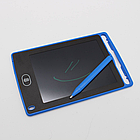Графічний LCD планшет для малювання 6,5" + стилус, Синій / Дитячий кольоровий планшет для навчання малюванню, фото 7