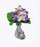 Штучні квіти фіалочки бордюрні, фото 3