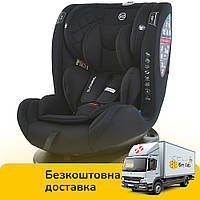 Автокресло детское (группа +0-1-2-3, 0-36 кг, isofix) El Camino EVEREST ME 1114 Black Черное