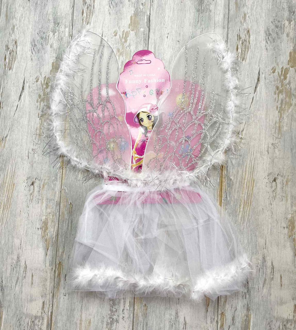 Карнавальний костюм Finding Ангел Дитячий новорічний костюм спідниця крила Br0063