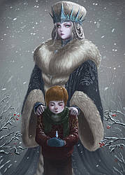 Листівка "Снігова королева"