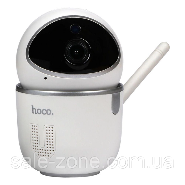 Камера відеоспостереження Hoco DI10 360 WiFi з датчиком руху та мікрофоном