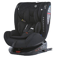 Автокресло детское (группа +0-1-2-3, 0-36 кг, isofix) El Camino EVEREST ME 1114 Black Черное