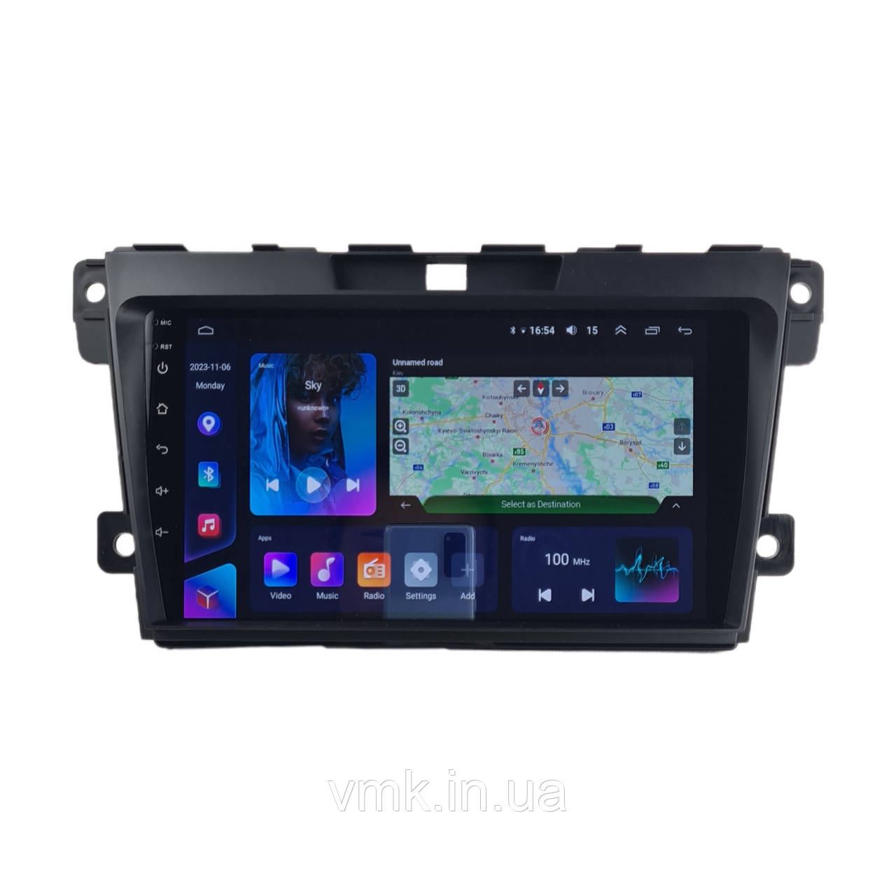Андроїд Магнітола Mazda CX-7 2008-2015 4core Base Android 13, Platform JAC