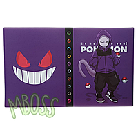 Альбом для карток покемон (+4 додаткових картки) MewTwo&Gengar
