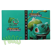 Альбом для карток покемон (+4 додаткових картки) Bulbasaur