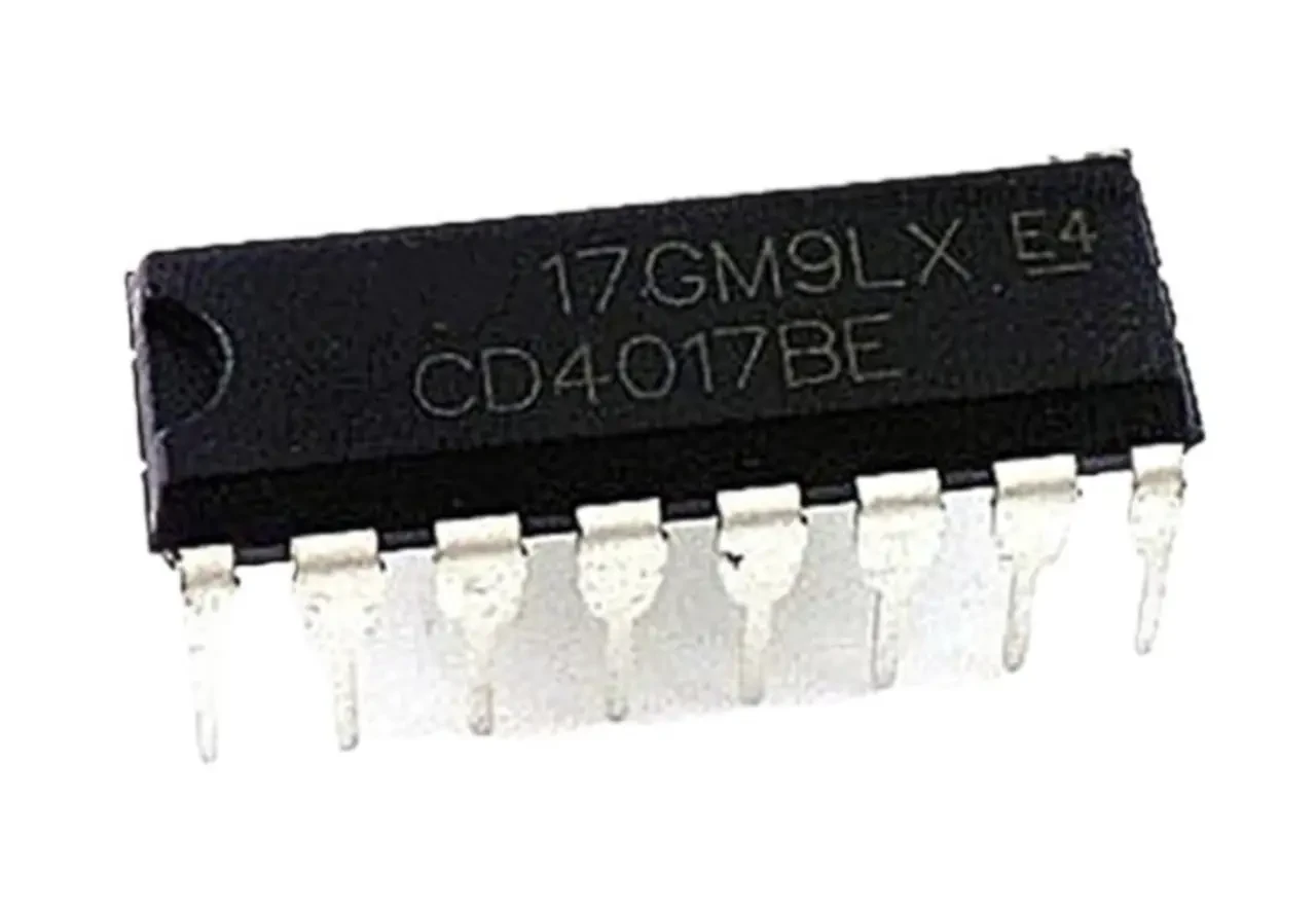 CD4017BE, Десятичний лічильник-дільник [DIP-16] (=КР1561ІЕ8), фото 1