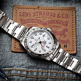 Механічний з автопідзаводом водонепроникний (10ATM) годинник Pagani Design PD-1762 Silver-White, фото 5