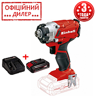 Набір ударна викрутка Einhell TE-CI 18 Li Solo + зарядний пристрій і акумулятор 18V 2,5 Ah YLP