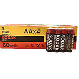 Батарейка KODAK R06 (пальчик) 60шт/уп, фото 4