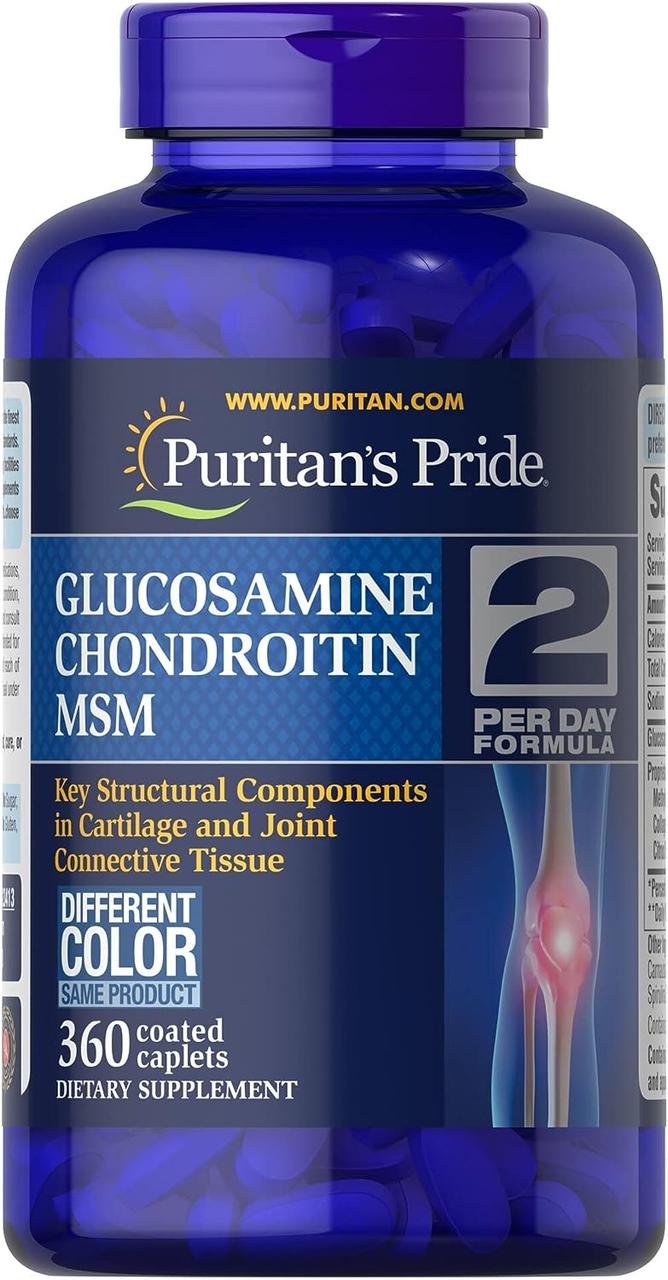Puritan's Pride Glucosamine Chondroitin Msm Joint Soother 360 caplets