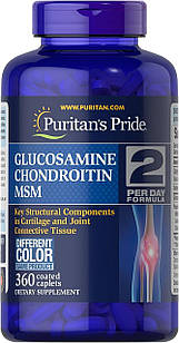 Puritan's Pride Glucosamine Chondroitin Msm Joint Soother 360 caplets