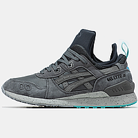 Кроссовки мужские зимние Asics Gel lyte III gray termo / Асикс гель лайт 3 винтер серые термо 40