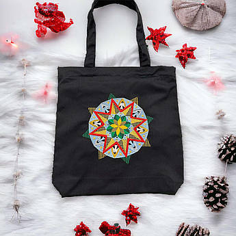 Еко-торба з вишивкою Різдвяна Зоря