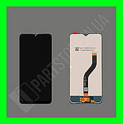Дисплей Samsung A207 А20s 2019 із сенсором, чорний (оригінальні комплектуючі)