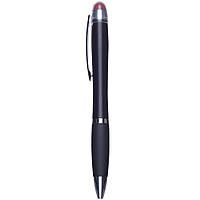 Ручка-стилус с LED пластиковая поворотная