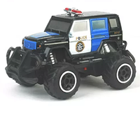 Машинка на радиоуправлении джип полицейский 13,5 см с рельефными колесами для мальчиков от 3 лет