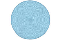 Серветка настільна кругла "Casual" 38см блакитна №445-032/Bonadi/(4)