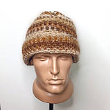 Модна міксова шапка "Сахара", стильне забарвлення для чоловіків, жінок та поростків від PRIGRIZ, фото 3