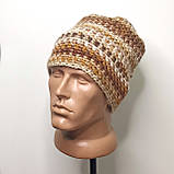 Модна міксова шапка "Сахара", стильне забарвлення для чоловіків, жінок та поростків від PRIGRIZ, фото 5
