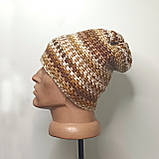 Модна міксова шапка "Сахара", стильне забарвлення для чоловіків, жінок та поростків від PRIGRIZ, фото 7