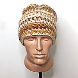 Модна міксова шапка "Сахара", стильне забарвлення для чоловіків, жінок та поростків від PRIGRIZ, фото 6