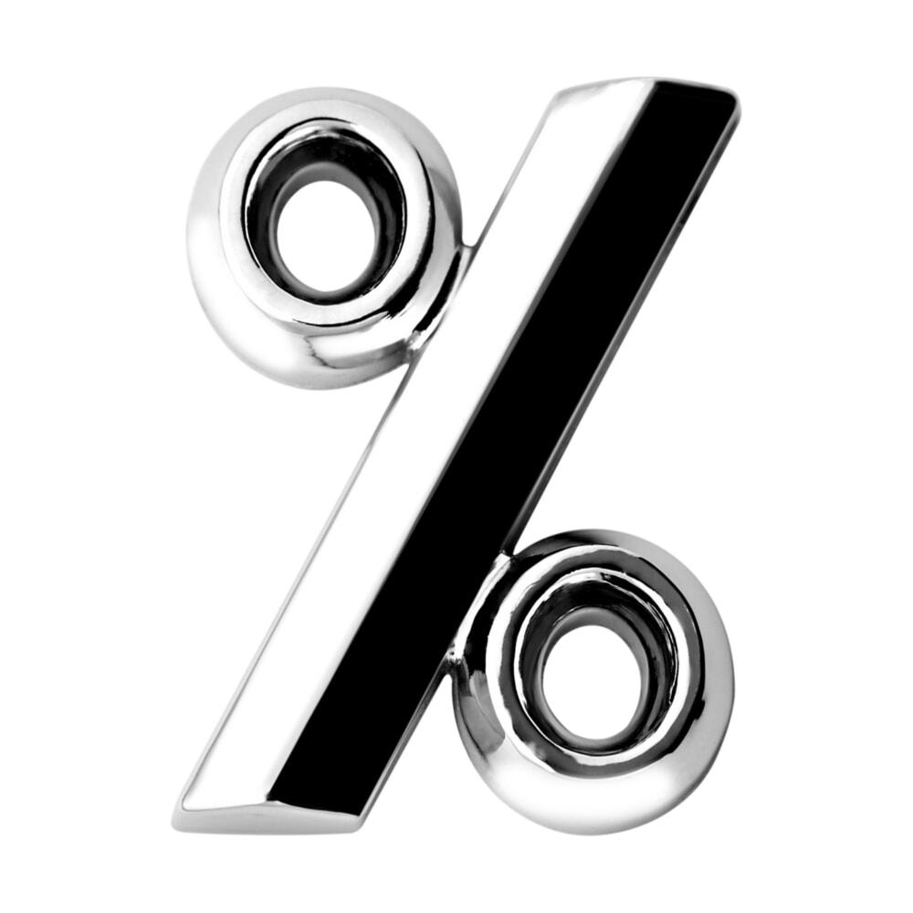 Наклейка 3 см (грань) Знак %, фото 1