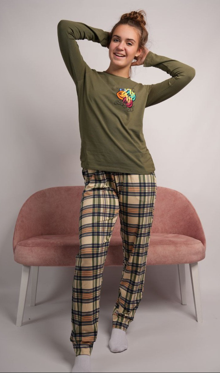 Молодіжна піжама з довгими штанами. Nicoletta, фото 1