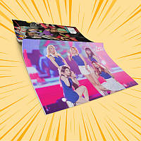 Зошит А5 48 арк. на скобі у клітинку 60 гр.м² Red Velvet 006