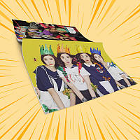 Зошит А5 48 арк. на скобі у клітинку 60 гр.м² Red Velvet 007