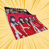 Зошит А5 48 арк. на скобі у клітинку 60 гр.м² Red Velvet 017