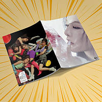 Зошит А5 48 арк. на скобі у клітинку 60 гр.м² Red Velvet 018