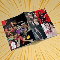 Зошит А5 48 арк. на скобі у клітинку 60 гр.м² Red Velvet 020