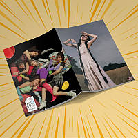 Зошит А5 48 арк. на скобі у клітинку 60 гр.м² Red Velvet 021