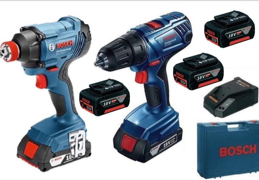 Набір Bosch Professional Гайковерт GDX180Li + Шуруповерт GSR180Li