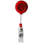 Тримач-рулетка для бейджа пластиковий