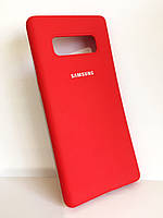 Чехол Silicone Case Cover для Samsung Galaxy Note 8 N950 красный