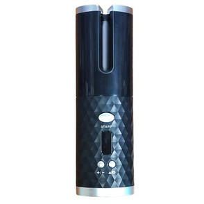 Бездротова портативна автоматична плойка для завивки волосся Hair Curler YX-801, чорна з сріблястим, фото 1
