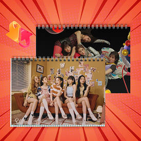 Зошити на пружині Red Velvet