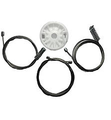 Троса склопідіймача передньої правої дверки Hyundai Tucson 2015-2021. ОЕМ 82480-D7130, 82481-D3010