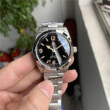 Механічний з автопідзаводом годинник для дайвінгу (20 АТМ) Pagani Design PD-1751 Silver-Black, фото 4