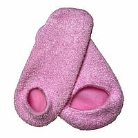 Шкарпетки багаторазові для парафінотерапії, рожеві