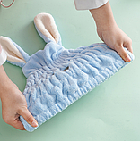 Дитяча шапочка для сушіння волосся з мікрофібри., фото 2