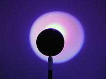 Лампа LED для селфи ефект сонця RGB + пульт, фото 2