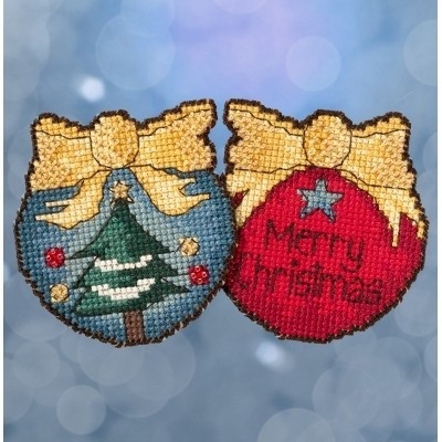 Набір для вишивки від Mill Hill Щасливої Різдвяної ялинки! / Merry Christmas Tree ST181713