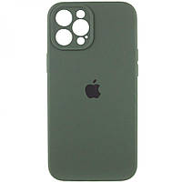 Чехол Silicone Case Square Full Camera для iPhone 11 Pro Max Цвет 71.Dark Green от магазина Buy All