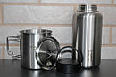 Казанок із неіржавкої сталі Tomshoo 750ml. + Пляшка 1050ml., фото 3