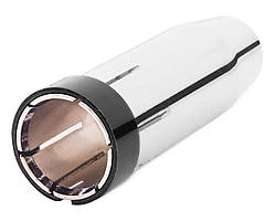 Сопло МВ-24KD з металевим обручем гладке повністю мідне хромоване для напівавтомату