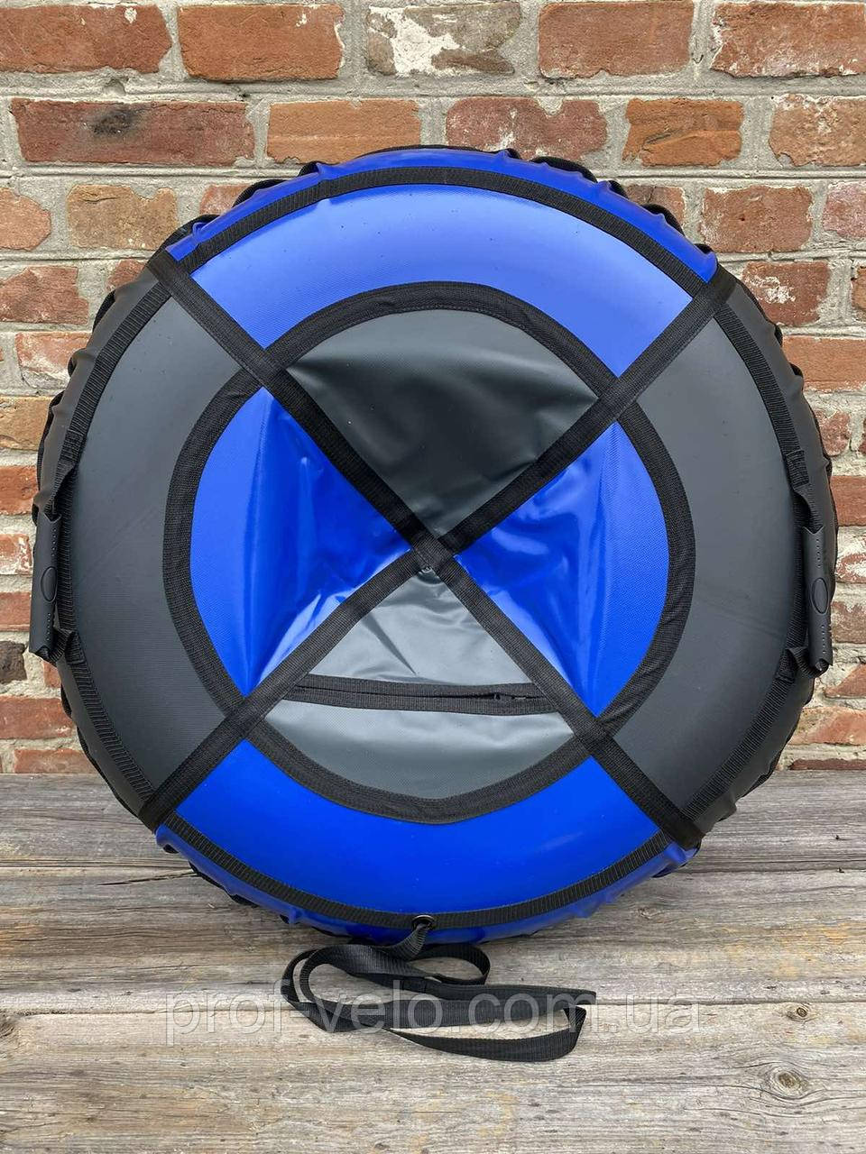 Тюбінг ПВХ/ПВХ чорно-синій 100 см, фото 1