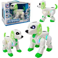Собака робот Лакки Play Smart (свет, звук, пульт управления, выполняет голосовые команды на русском) 7588